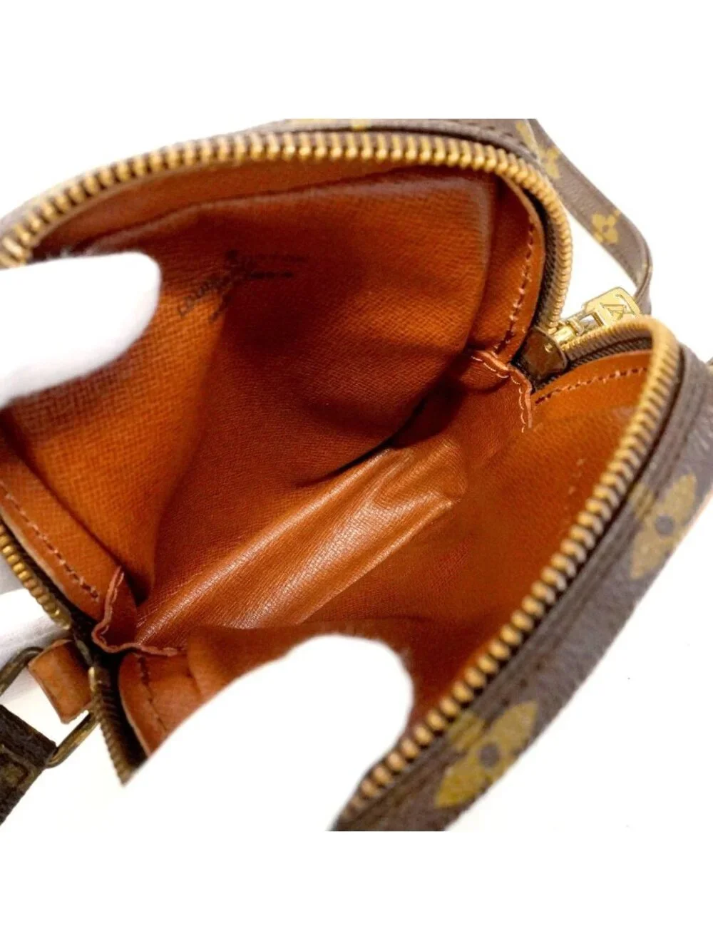 Louis Vuitton Shoulder Bag Monogram Mini Danube Brown